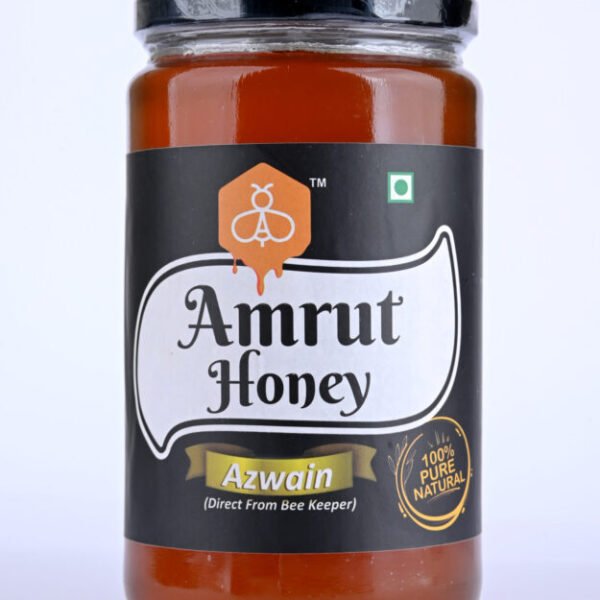 Amrut Ajwain Honey 1kg | Immunity Booster Herbal Honey I Rich in Antioxidants & Minerals