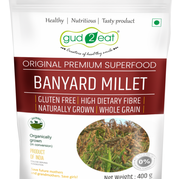 BANYARD MILLET - 400G | Source of Vitamin and Iron | Gluten free |